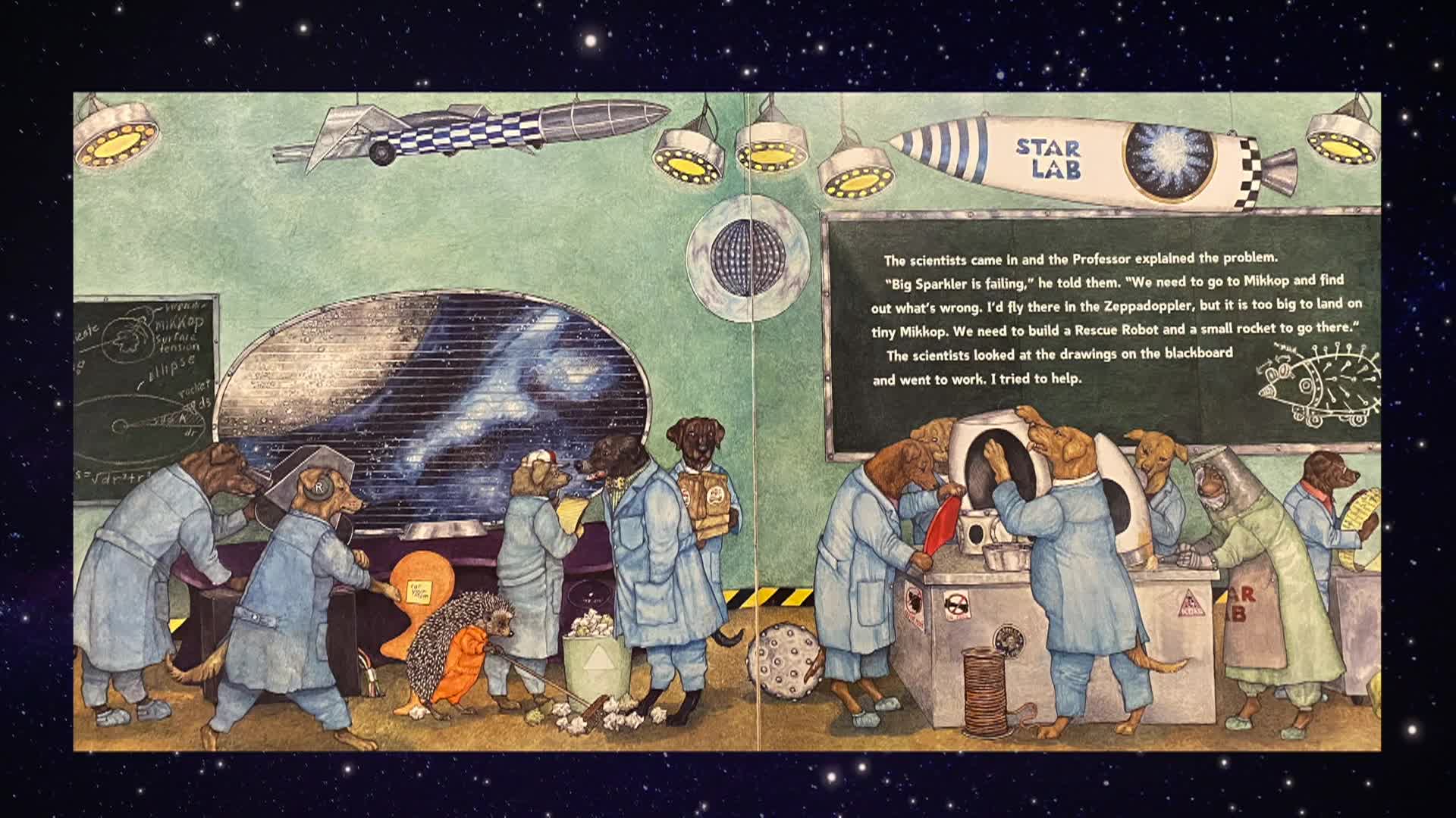 Cosette's Enchanted Journey's Ep 41 - Hedgie Blasts Off by Jan Brett