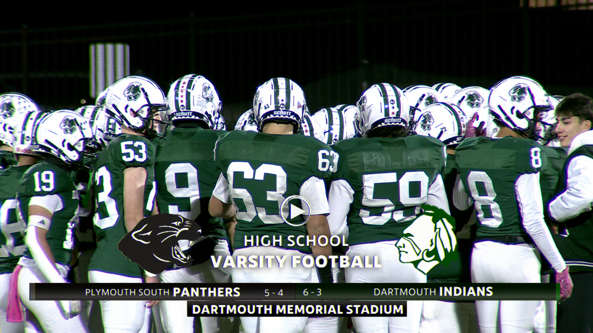 Dartmouth High Football vs Plymouth South - November 14, 2025