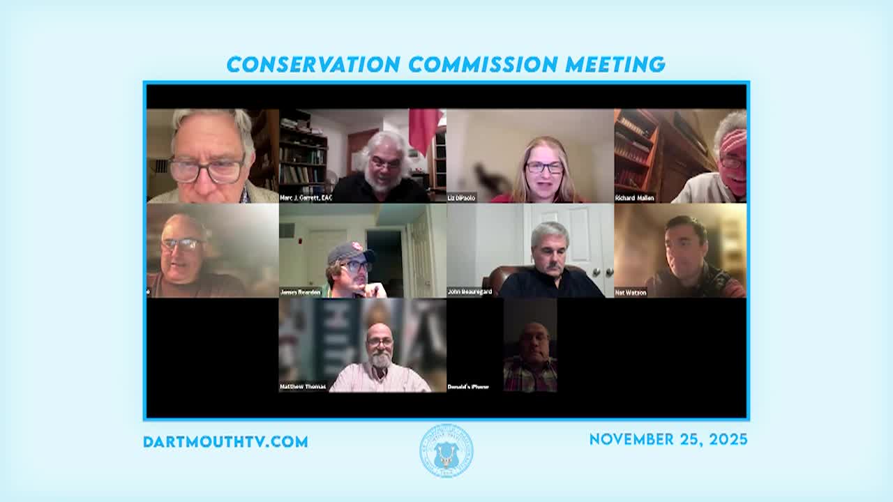 Conservation Commission Meeting November 25, 2025