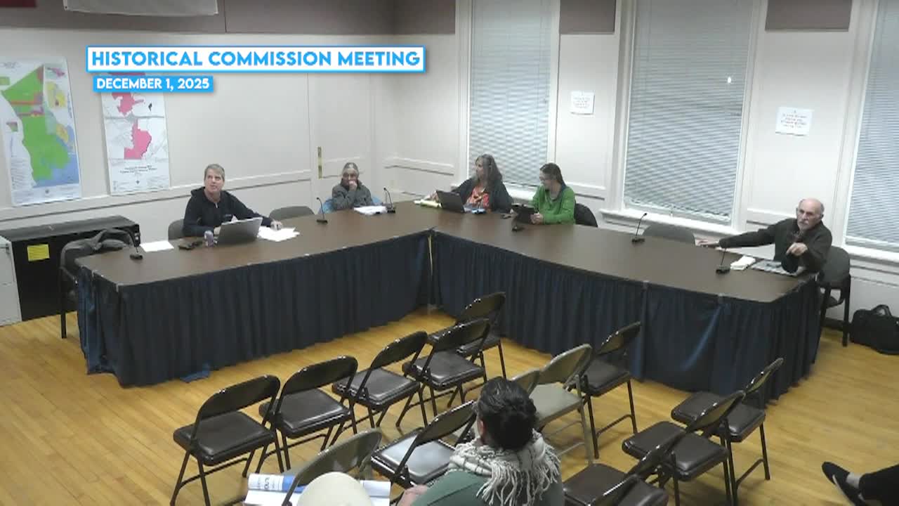Historical Commission Meeting - December 1, 2025